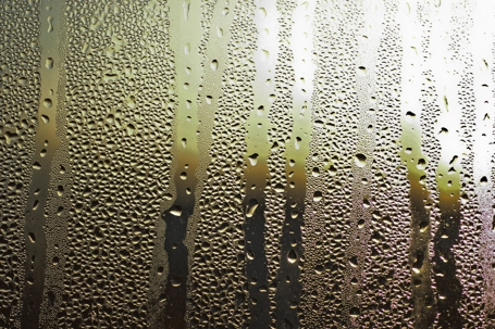 condensation on window from high indoor humidity